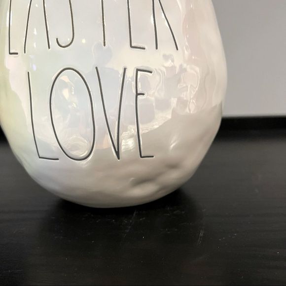 Rae Dunn Iridescent Ceramic Easter Egg--EASTER LOVE - Picture 12 of 16